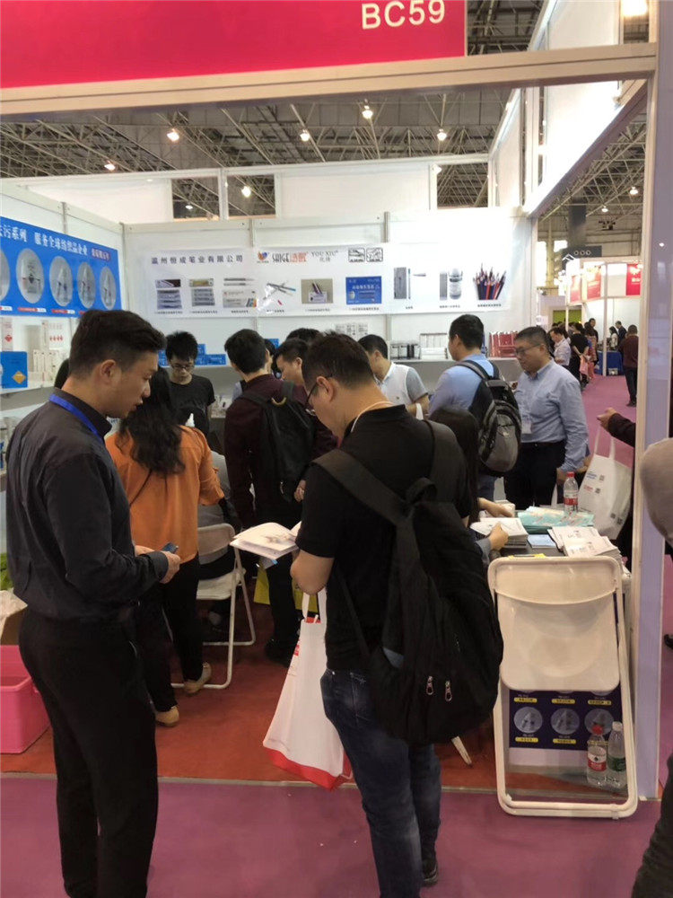 浙江恒成笔业有限公司参加2019中国（东莞）国际纺织制衣工业技术展